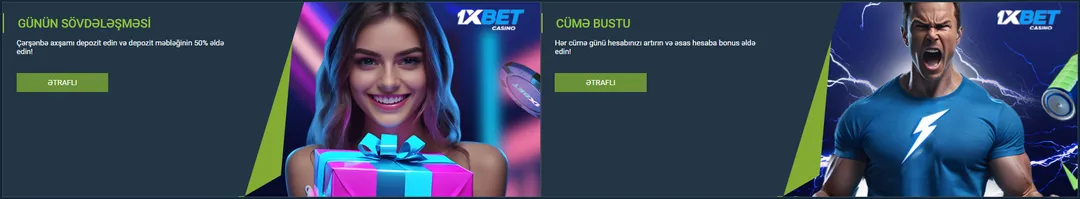 1Xbet Onlayn Kazinosunda Bonuslar